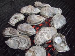Oysters Roasting